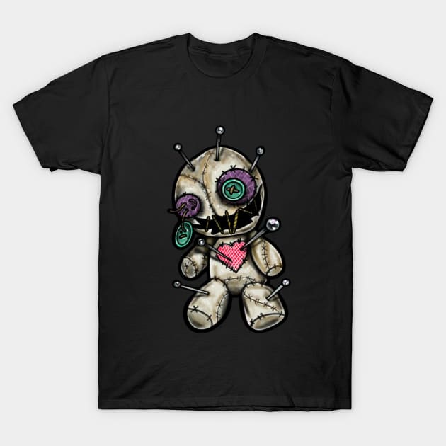 Voodoo Doll T-Shirt by Squatchyink